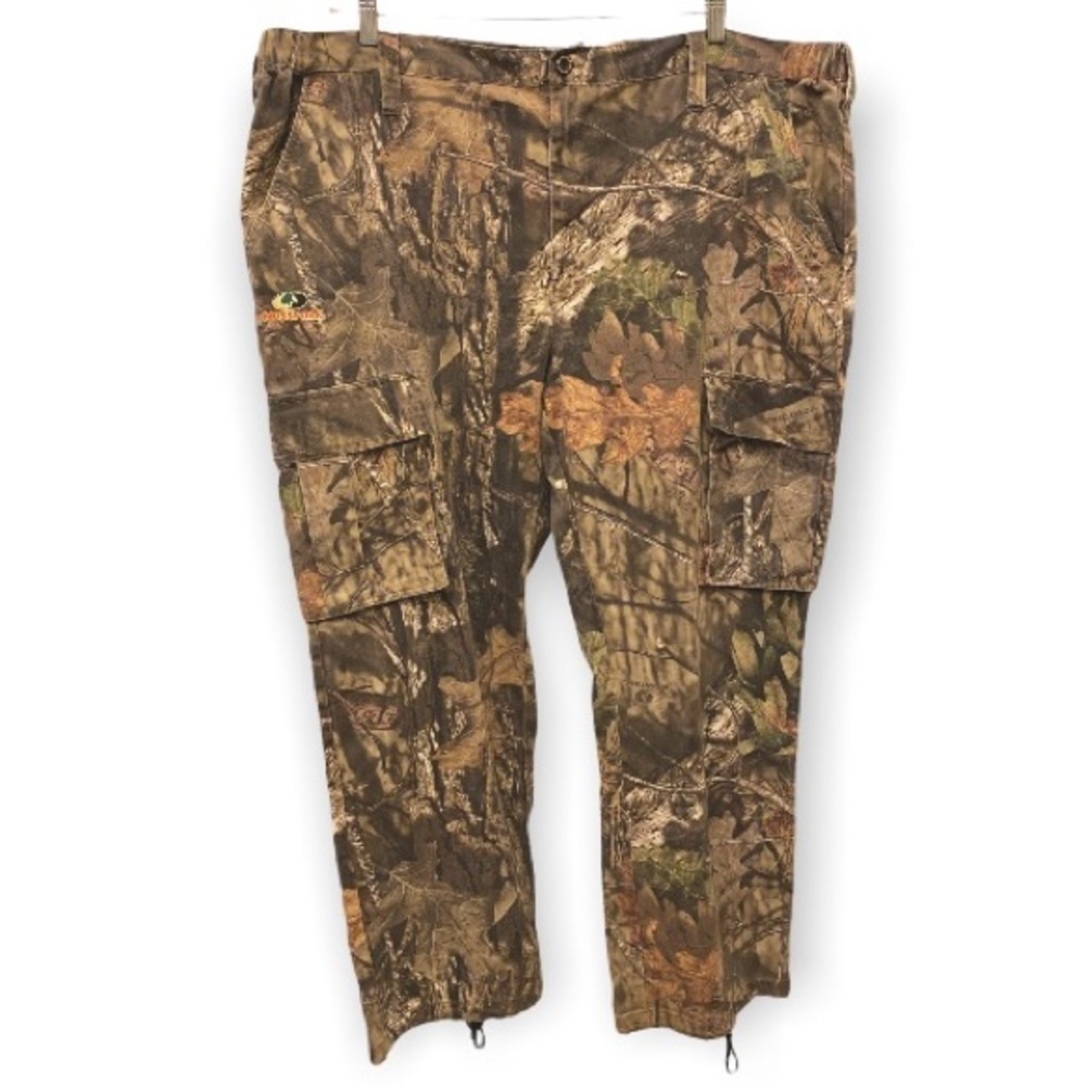 Mossy Oak Cargo Camo Mens Pants XXL (44-46) Walking Hiking Fishing Hunting Sport
